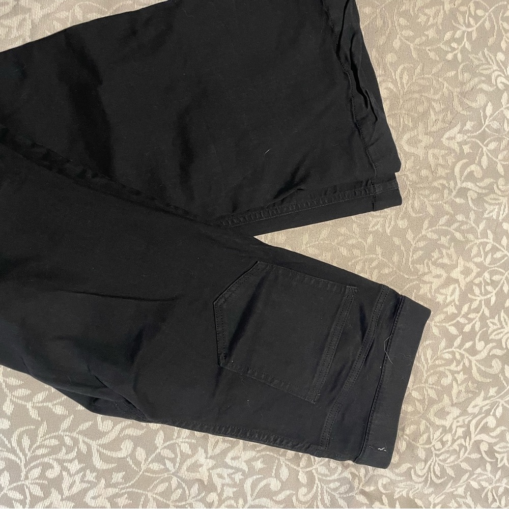 Black bootcut jeans